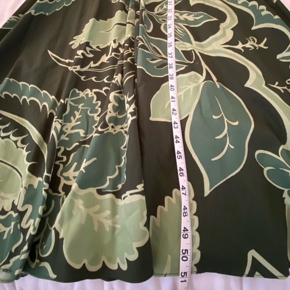 ZARA Green Patterned dress - Picture 5 of 5
